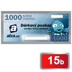 Dárkový poukaz Alza.cz na nákup zboží v hodnotě 1 000 Kč
