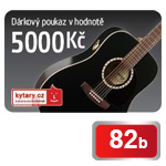 Dárkový poukaz Kytary.cz na nákup zboží v hodnotě 5 000 Kč