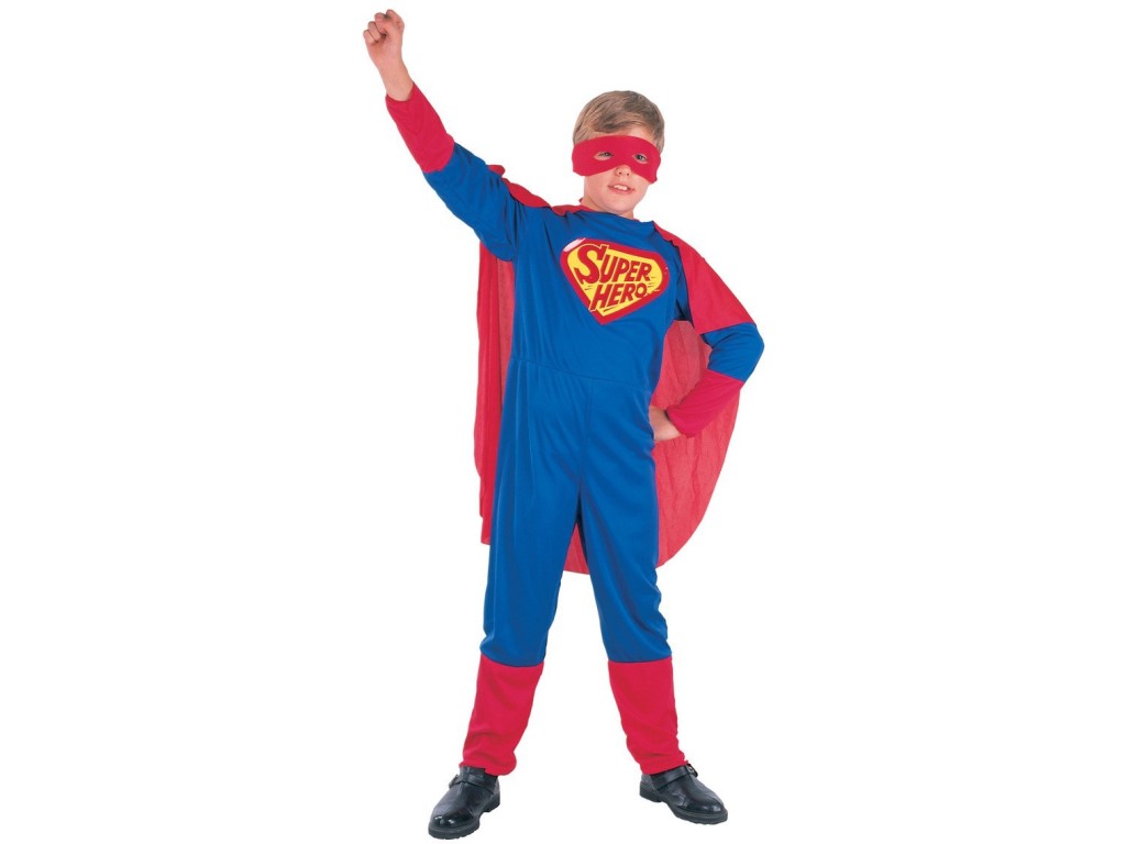 55537 - Kostým na karneval Super hrdina, 110-120cm