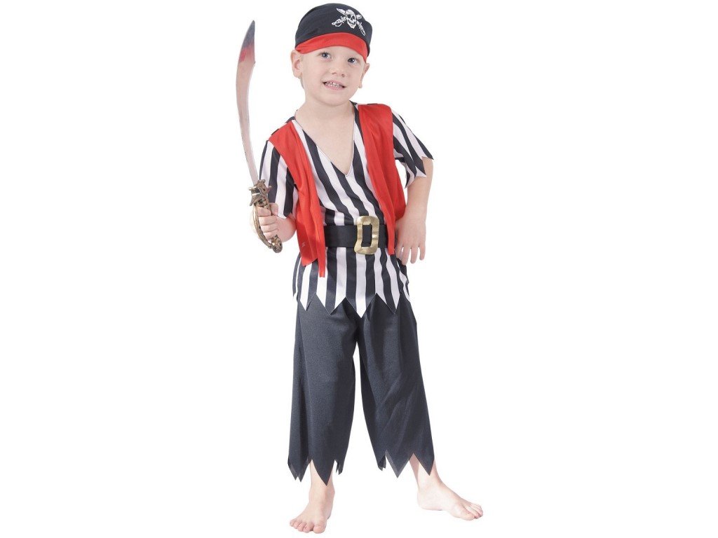 55590 - Kostým na karneval Pirát,92-104cm