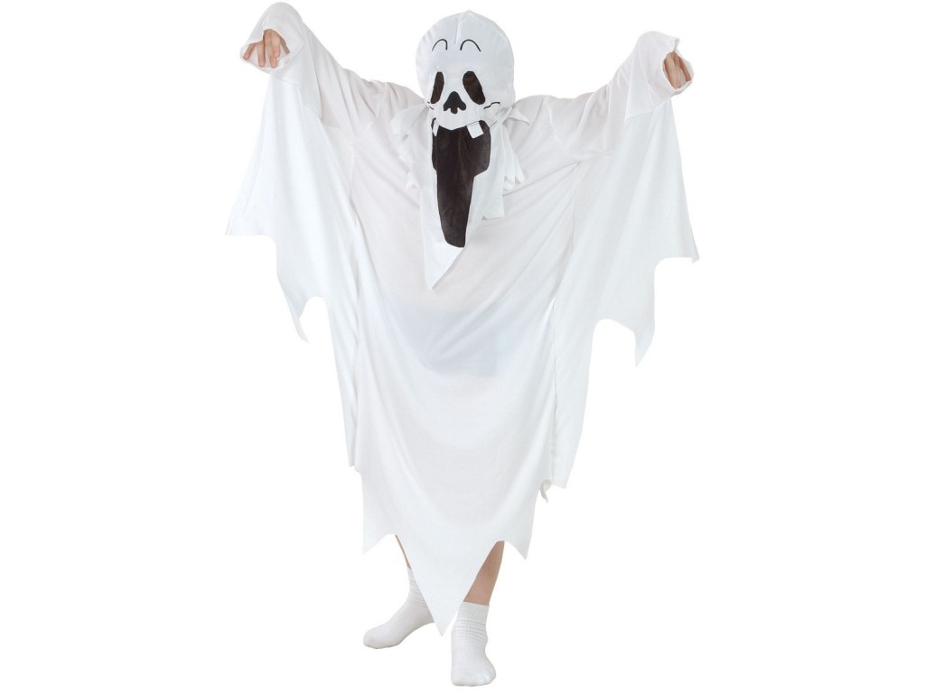63477 - Kostým na karneval Duch, 120-130cm