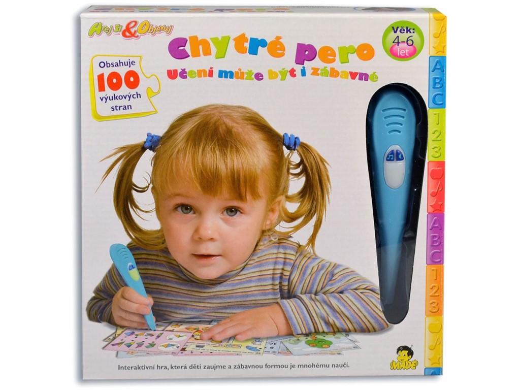 74776 - MaDe Chytré pero + 100 výukových karet, barevné