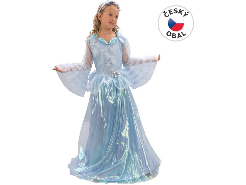 82442 - Kostým na karneval Princezna Deluxe, 120-130cm