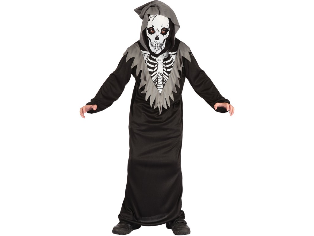 91260 - Kostým na karneval Kostlivec, 120-130cm