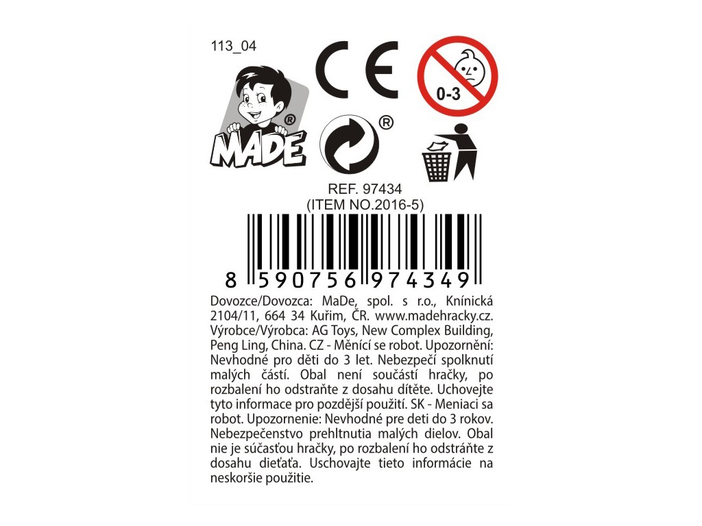 97434 - Auto-robot na setrvačník
