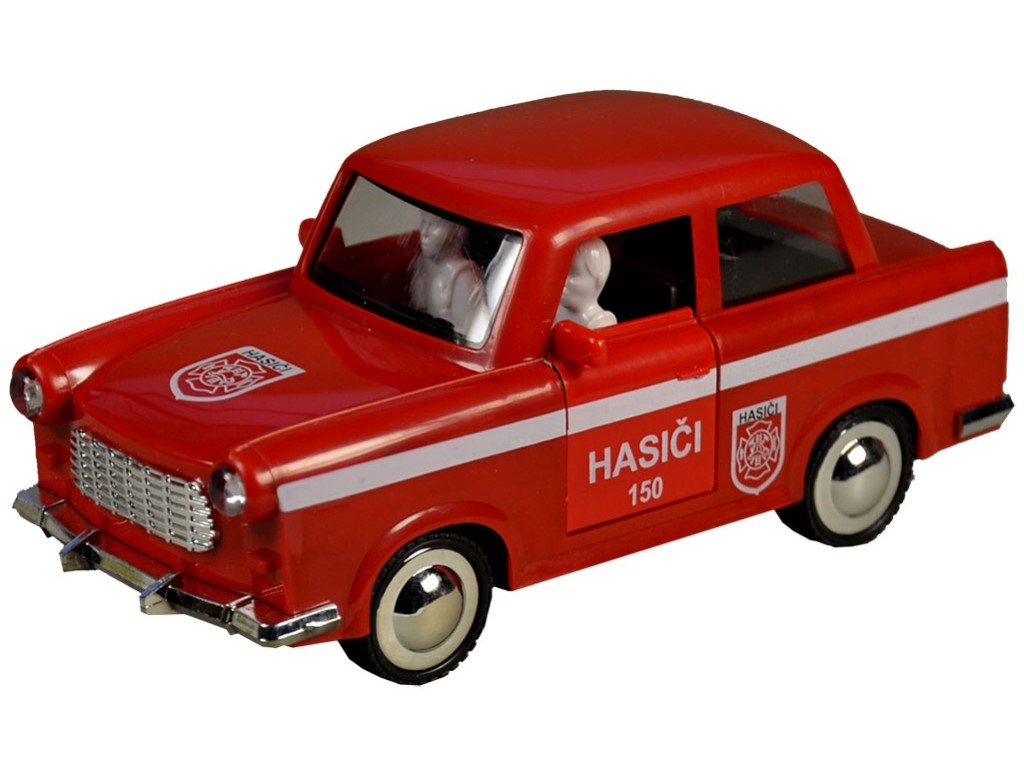 98529 - Auto retro požární na setrvačník 6 x 17 x 8 cm