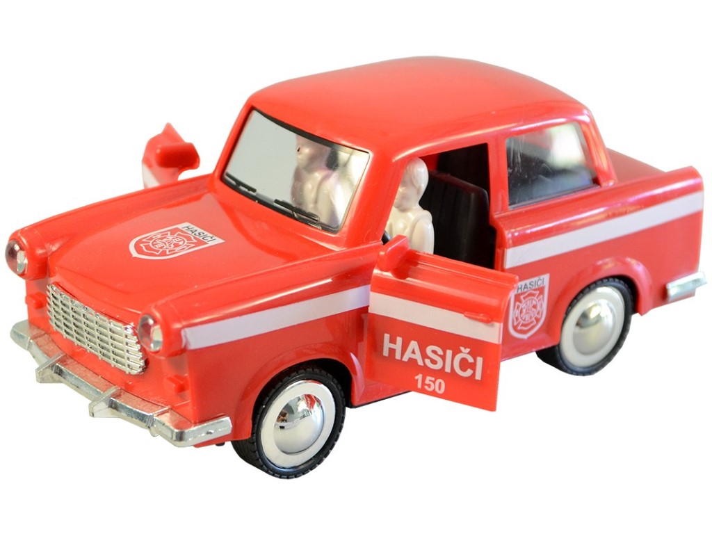 98529 - Auto retro požární na setrvačník 6 x 17 x 8 cm