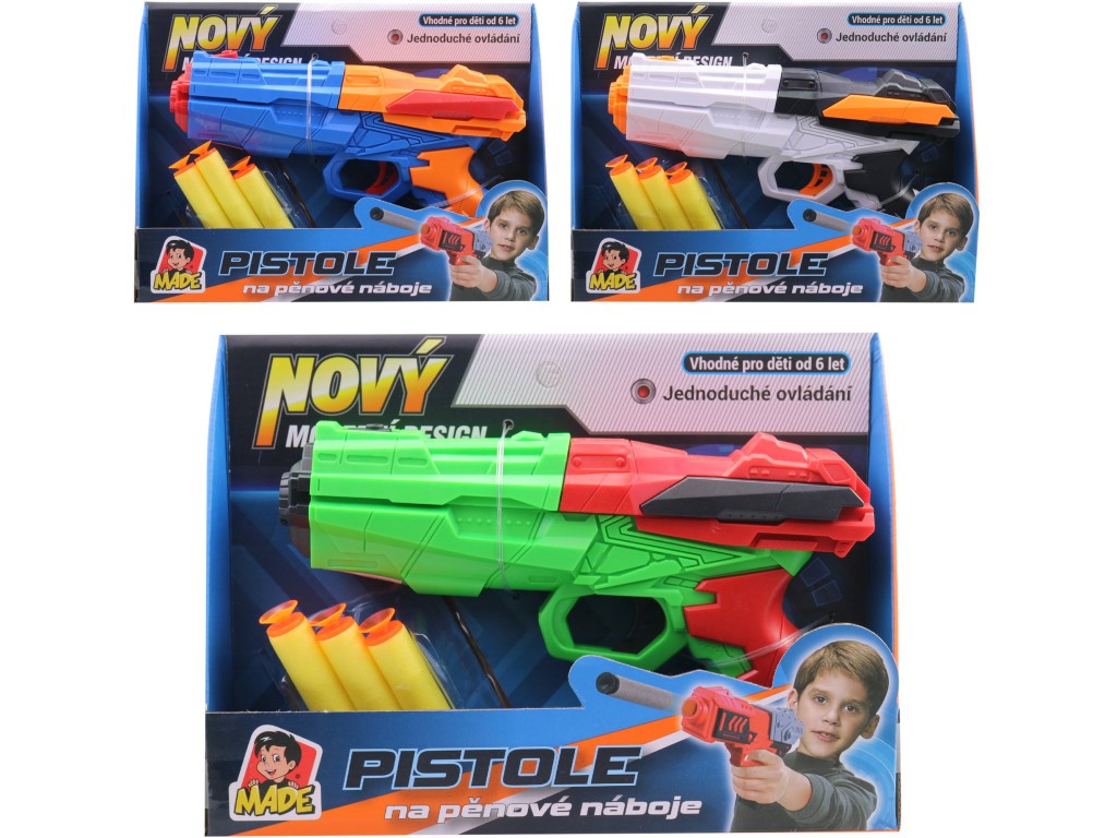 00458 - Pistole se softovými náboji, 20 cm
