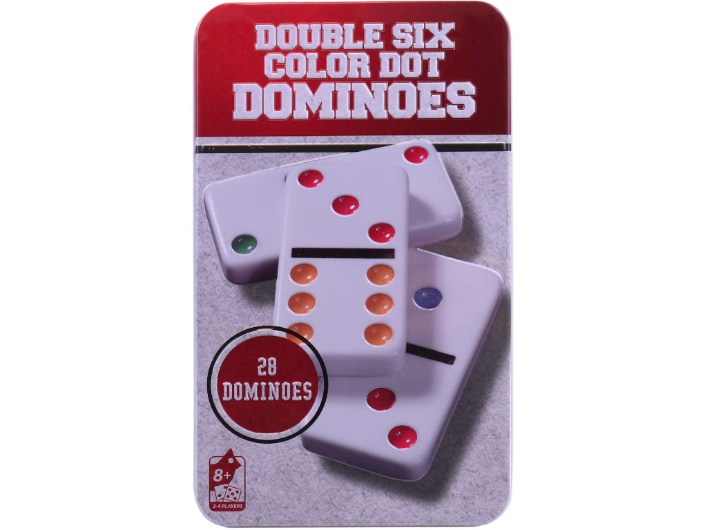 02516 - Domino v kovovém boxu 28 ks, 19x11cm
