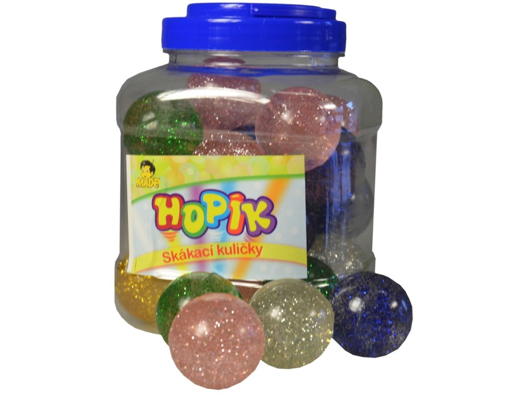 02566 - Hopskulka krystal, 26ks v dóze, 4cm