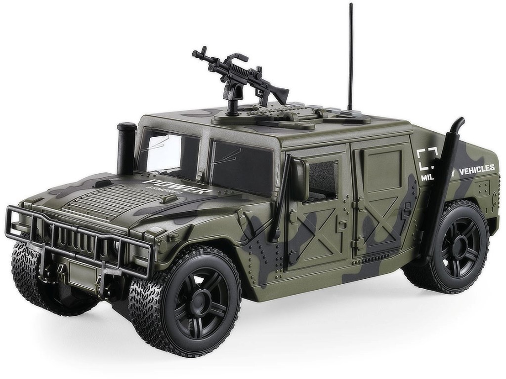 MaDe Vojenské auto se světlem a českým hlasem 24cm