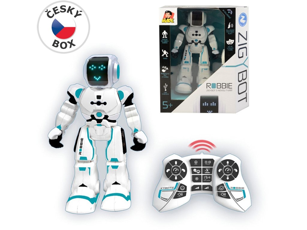 03700 - MaDe Robbie Zigybot robotický kamarád