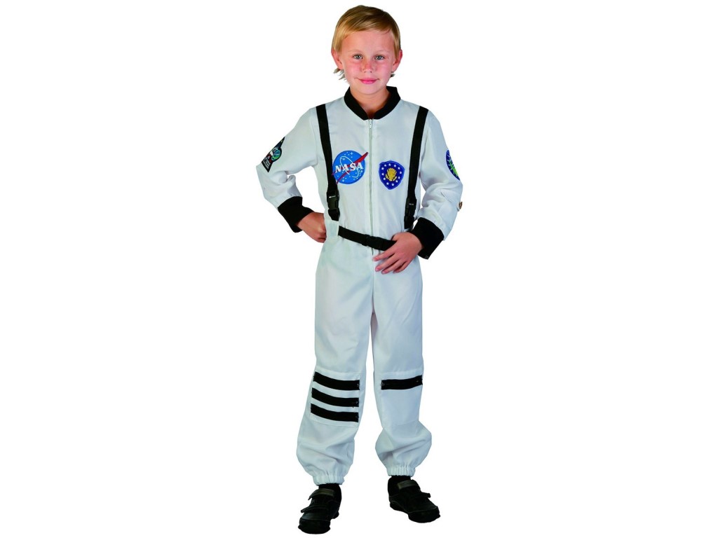 03955 - Šaty na karneval - kosmonaut, 110-120 cm