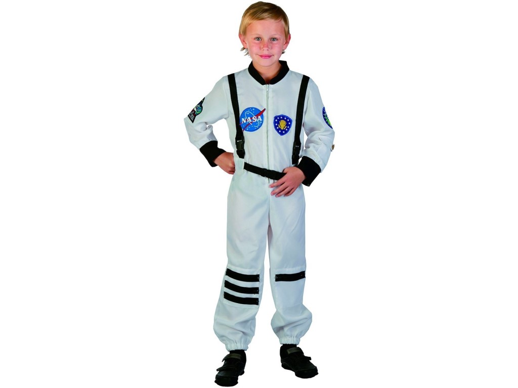 03956 - Šaty na karneval - kosmonaut, 120-130 cm