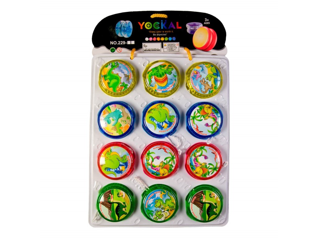 05459 - Yoyo s dinosaury, 12 ks na kartě, 4 x 5 x 5 cm