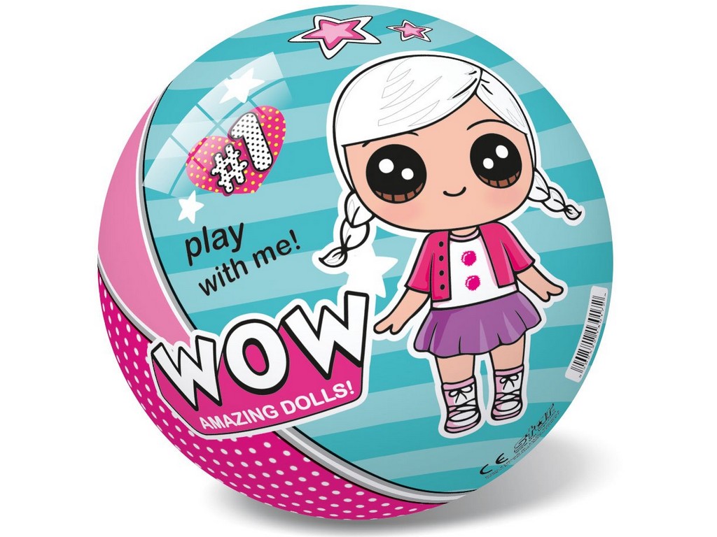 06554 - Míč wow, 14 cm