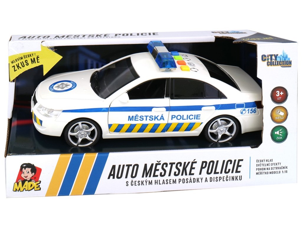Made Auto Městská policie CZ design s českým hlasem