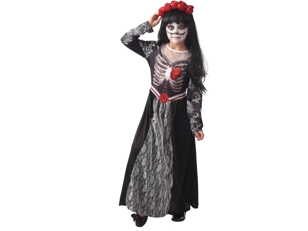 09338 - Šaty na karneval - smrt, 130 - 140 cm
