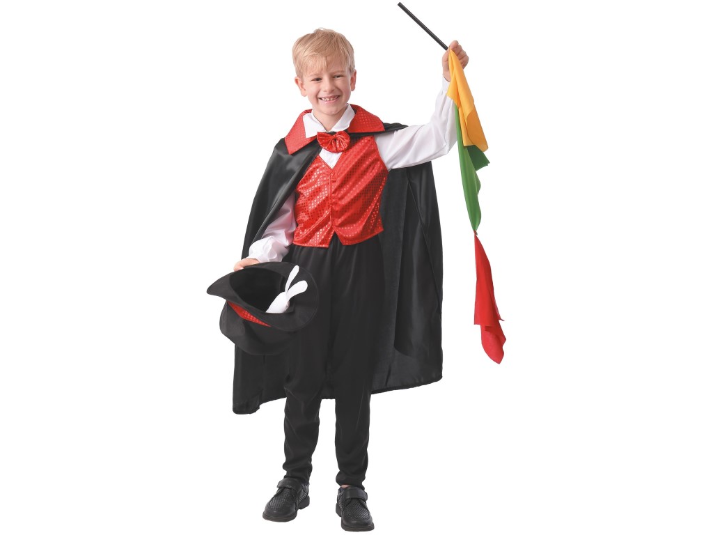 09622 - Šaty na karneval -  kouzelník, 120 - 130 cm