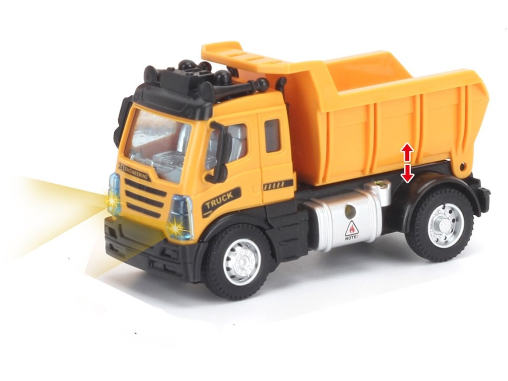 08444 - Auto stavební, na dálkové ovládání, 4 kanál, 17 x 16 x 7 cm