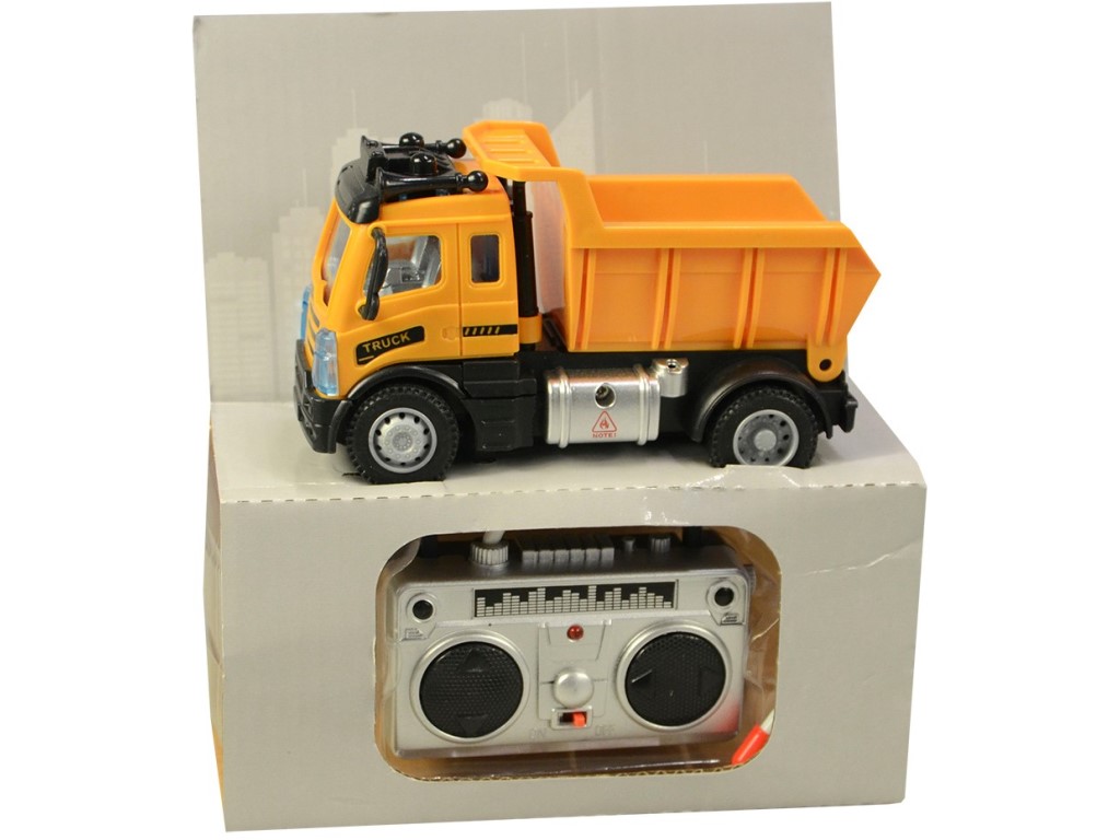 08444 - Auto stavební, na dálkové ovládání, 4 kanál, 17 x 16 x 7 cm