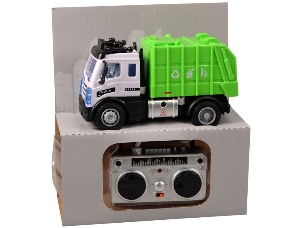 08449 - Auto popelářské na dálkové ovládání, 12 x 7 x 6 cm