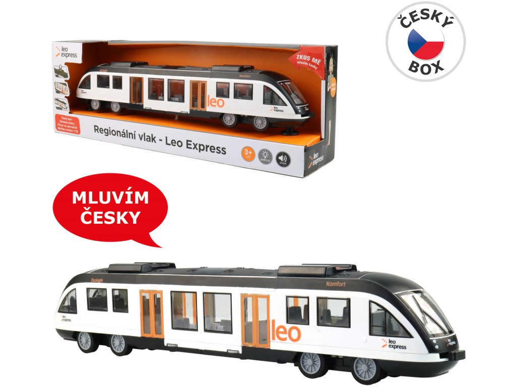 MaDe Regio Leo express na setrvačník se světlem a zvukem