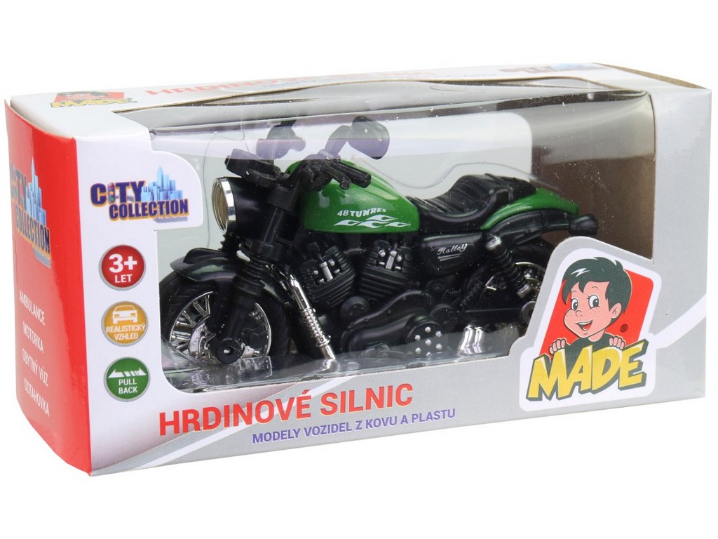 10700 - Motorka kovová, zpětný chod, 10,5 cm