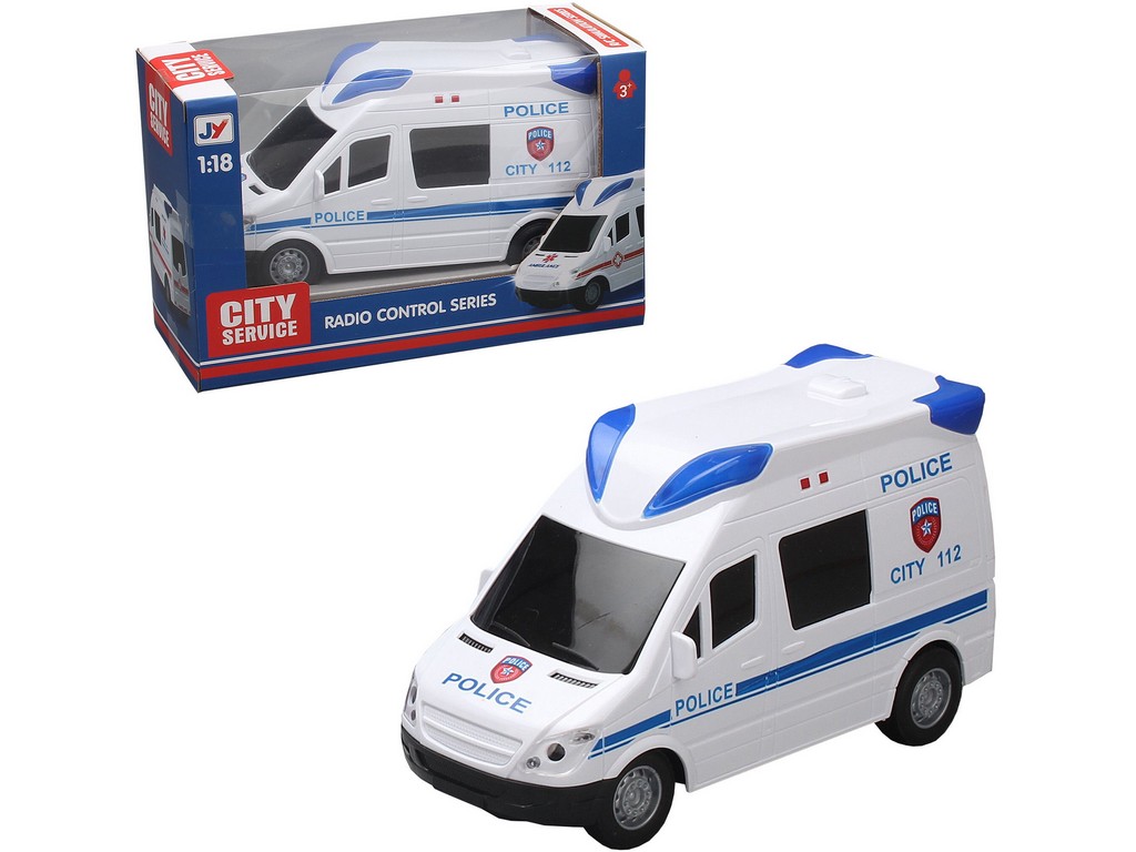 14784 - Auto policejní na dálkové ovládání,  21 cm