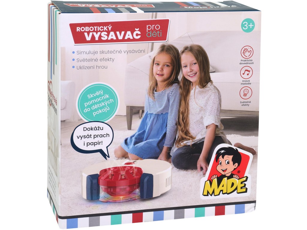16546 - Vysavač, robotický, světlo, zvuk
