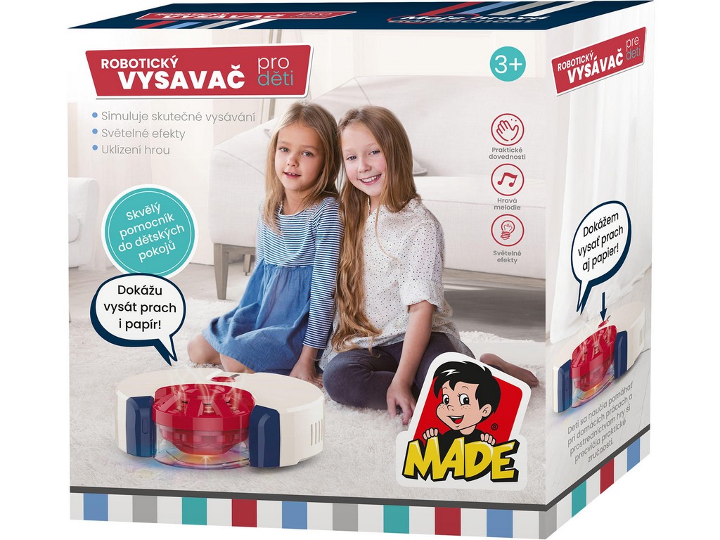 16546 - Vysavač, robotický, světlo, zvuk