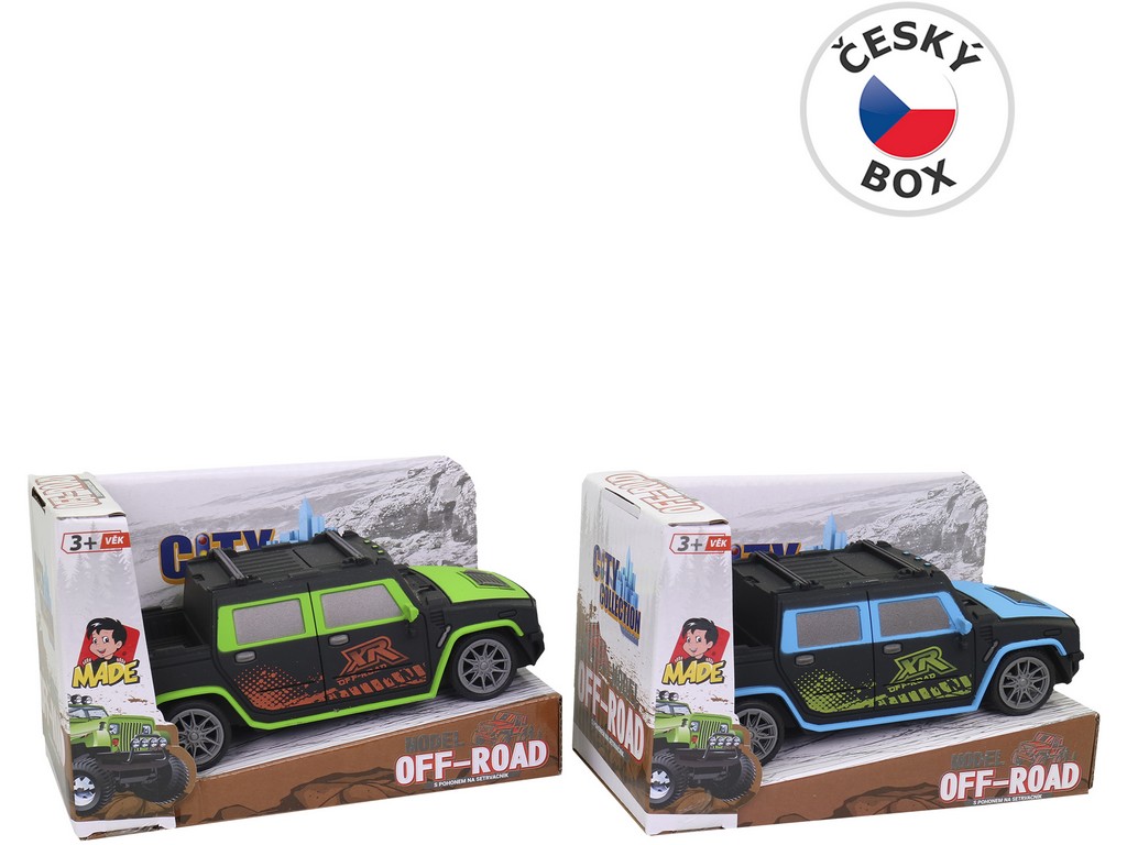 16720 - Auto off - road, 2 barvy, 14,5 x 6 x 6,5 cm