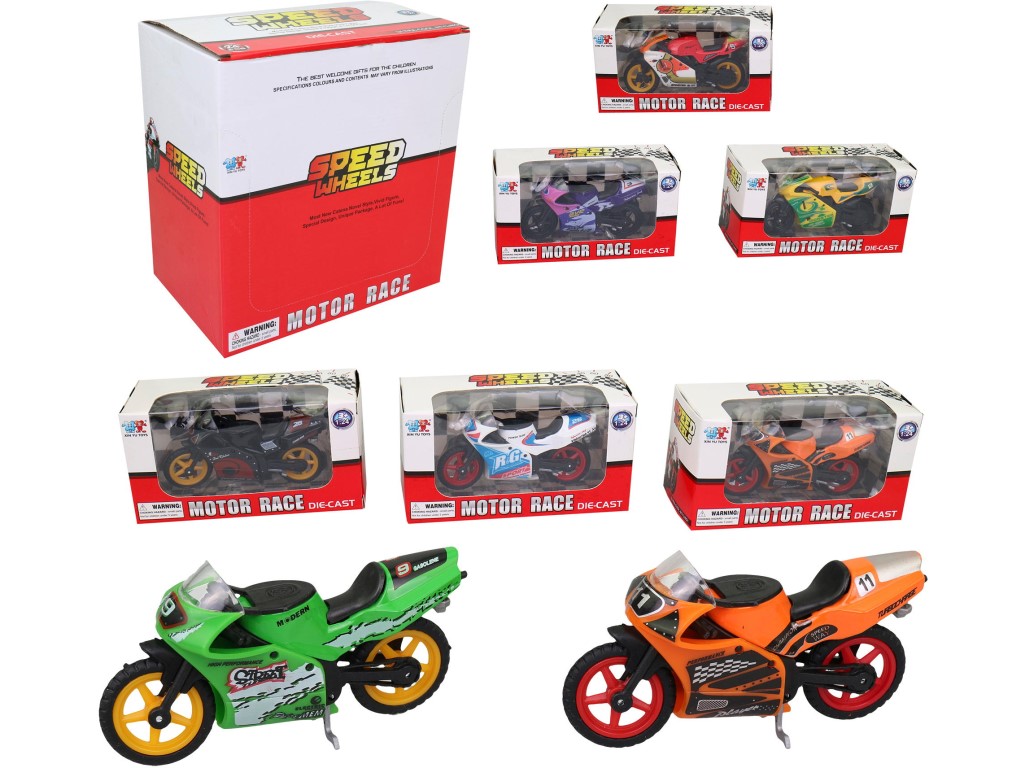 16669 - Motorka, 8 barev, 8,5 cm