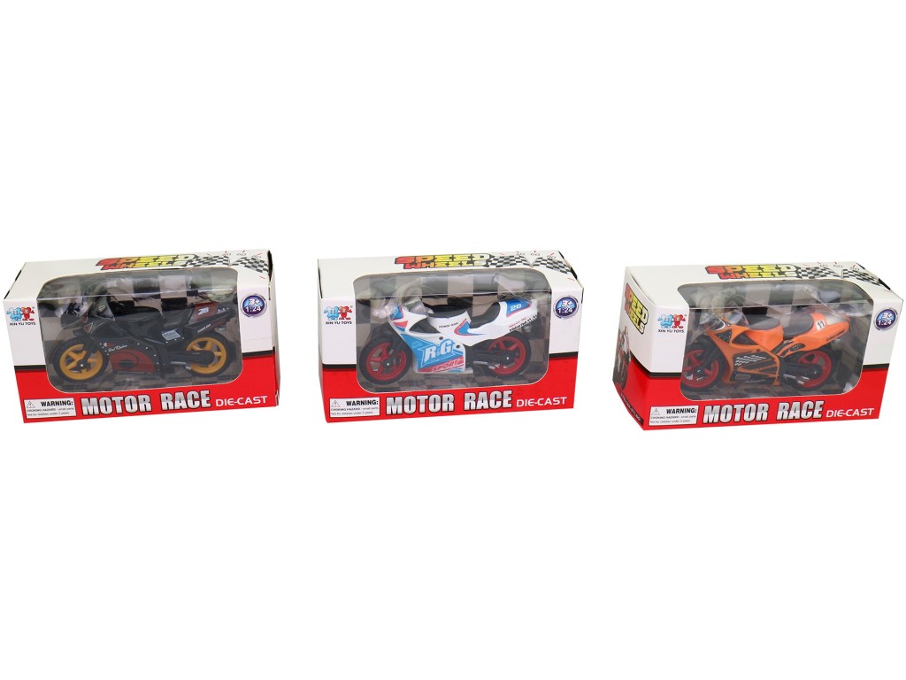 16669 - Motorka, 8 barev, 8,5 cm