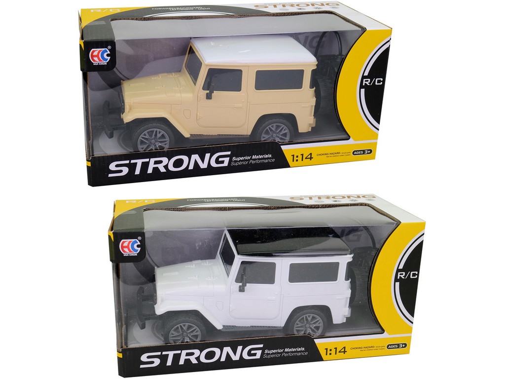 16247 - Auto terenní na dálkové ovládání, světlo 25 cm