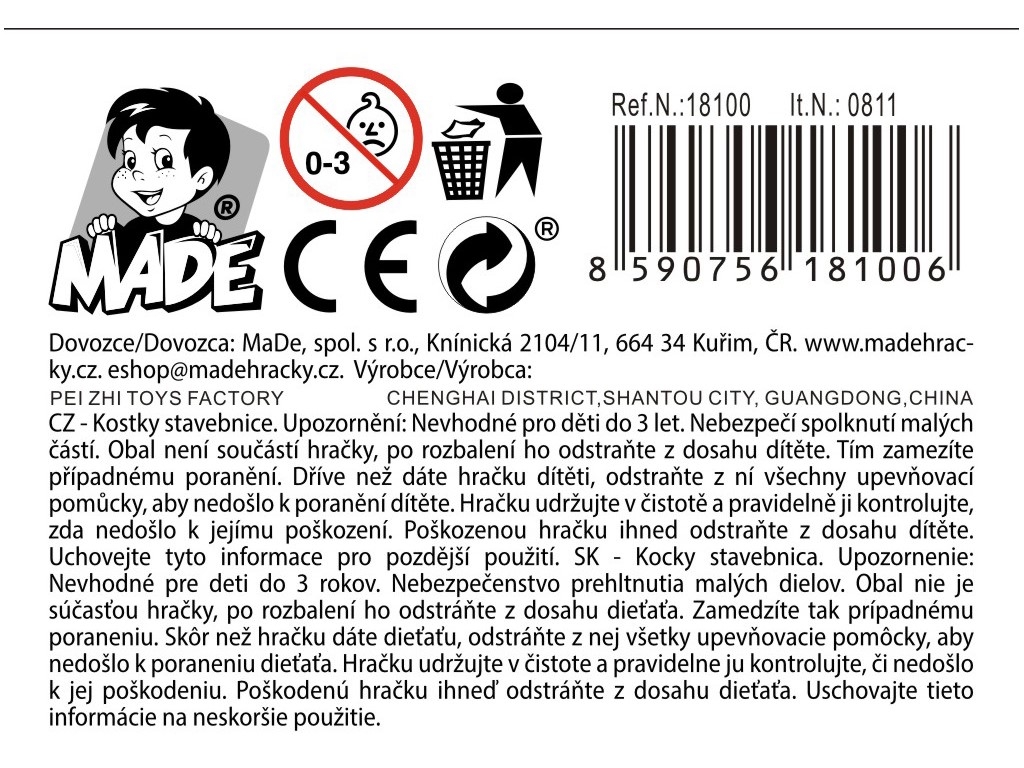18100 - Auto sportovní, volná kola, 16 ks v display boxu