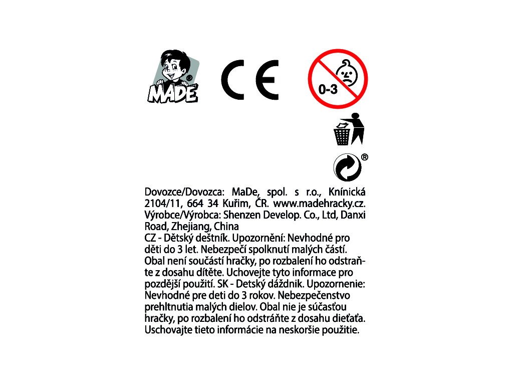 20174 - Deštníky pro holky 50 cm