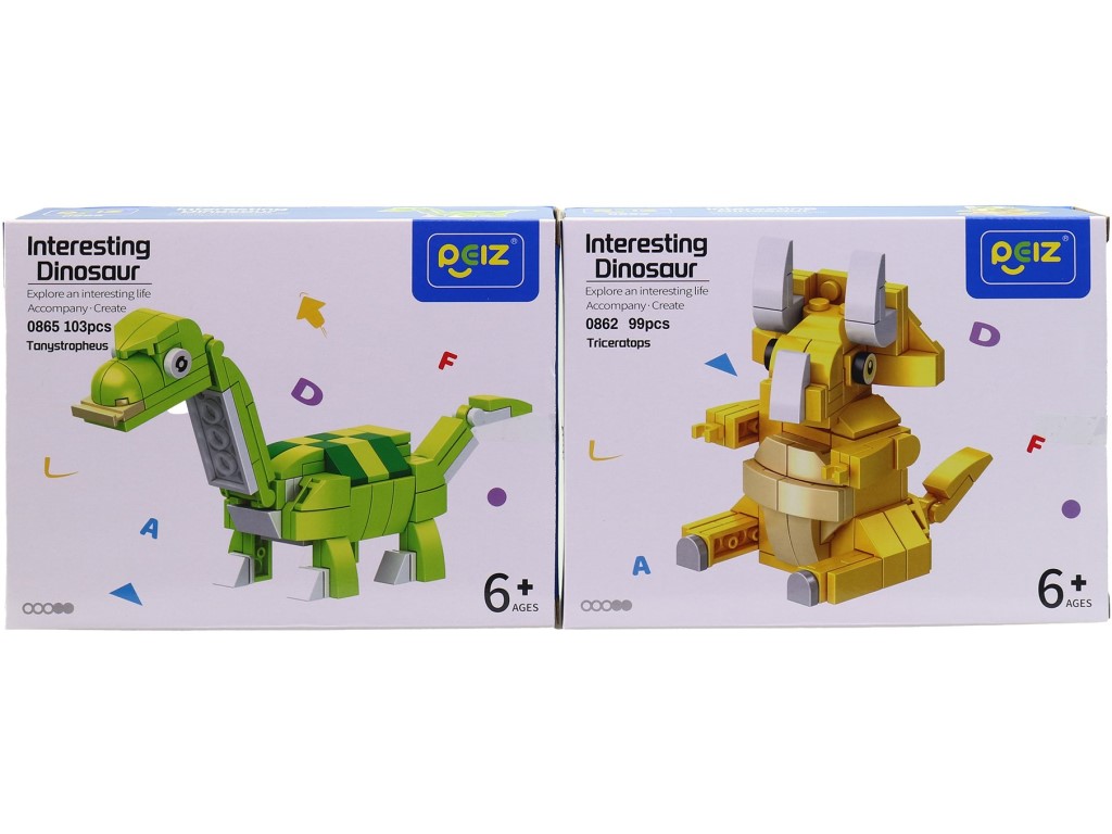 Kostky dinosaurus, 8 ks v display boxu