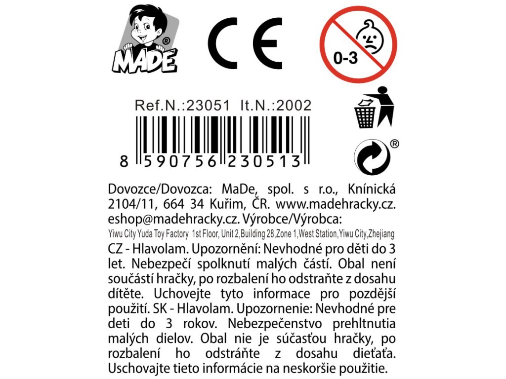 Hlavolam, 24 ks v display boxu