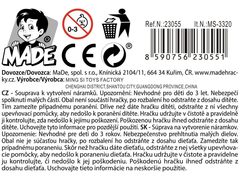 Souprava na výrobu náramku