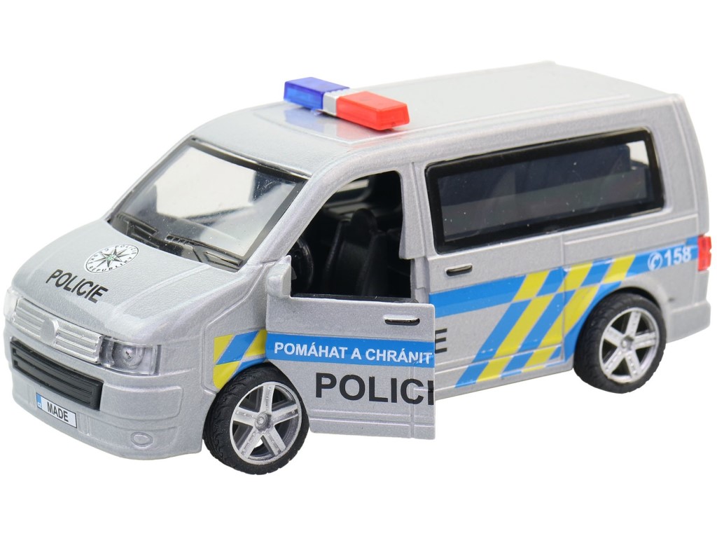 Auto, policejní dodávka, CZ design i box