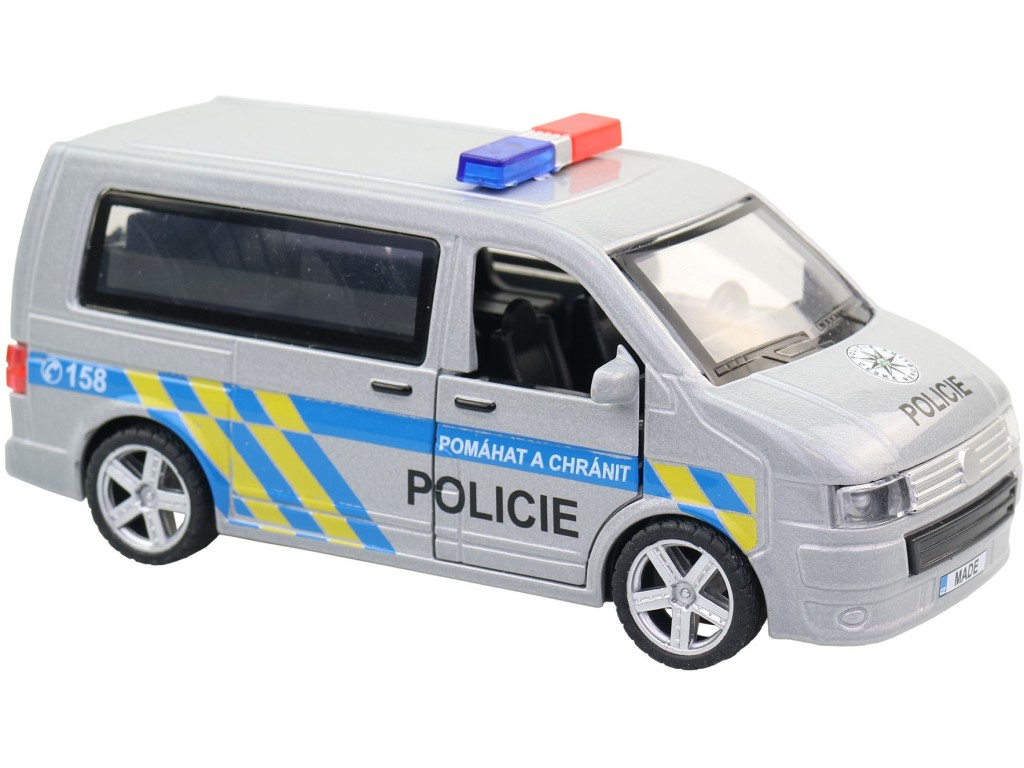 Auto, policejní dodávka, CZ design i box