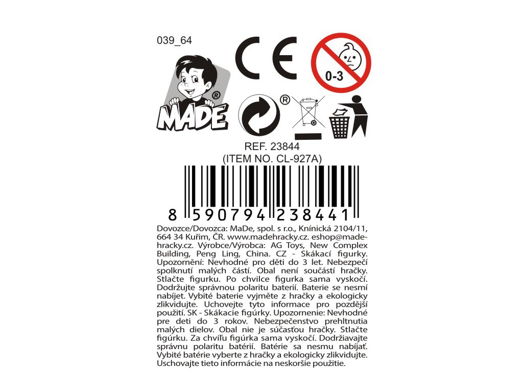 Žába skákací se světlem