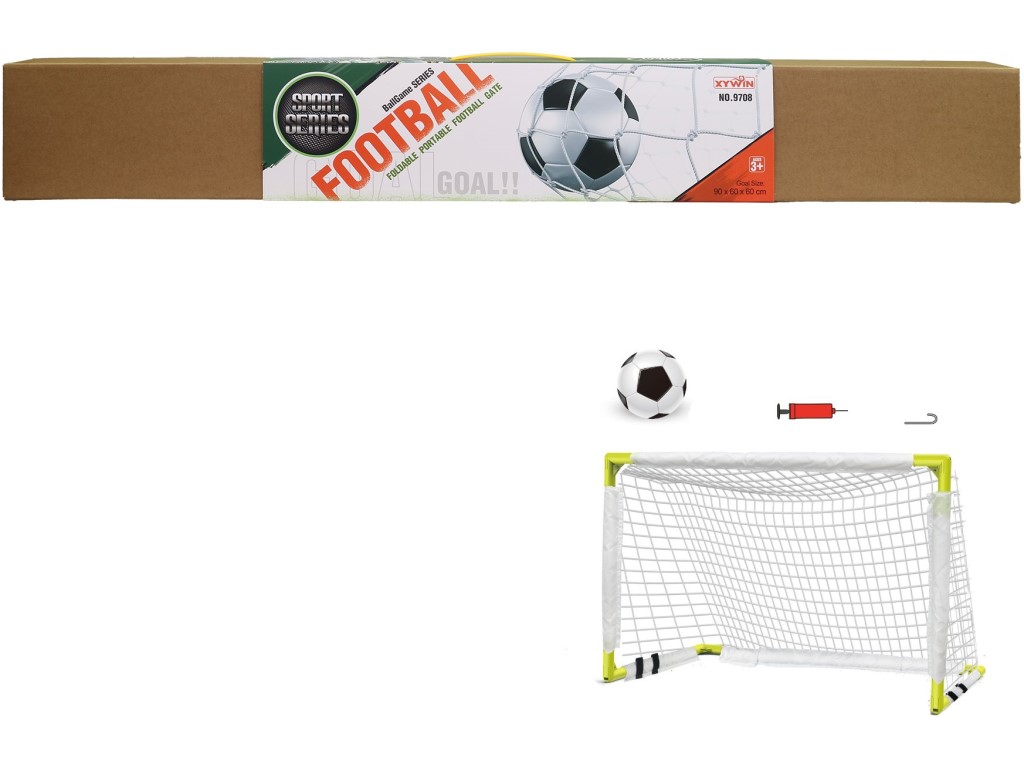 Branka s příslušenstvím, míč 14 cm, pumpička