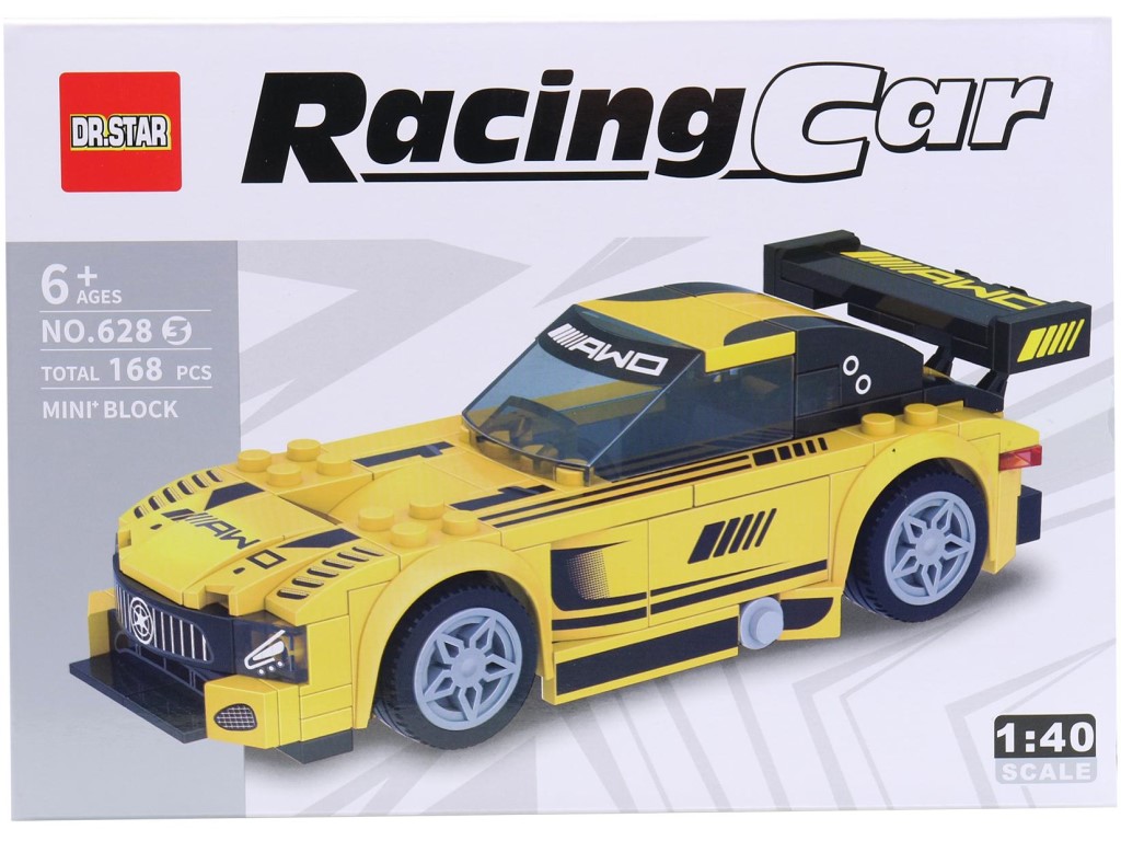 Kostky stavebnice závodní vůz