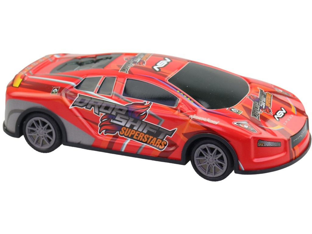 Auto sportovní, 6 ks v display boxu, 17,5 cm