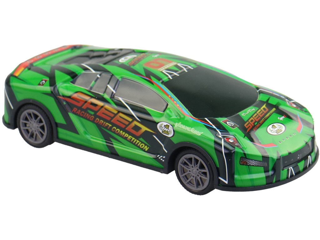Auto sportovní, 6 ks v display boxu, 17,5 cm