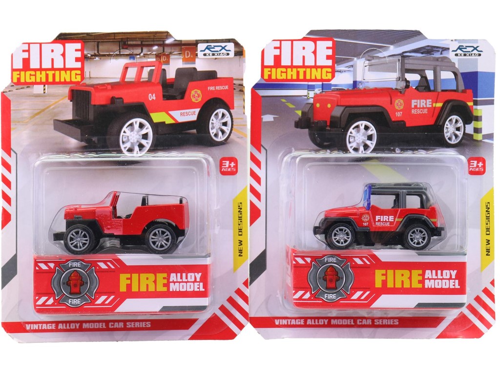 Auto hasiči na kartě