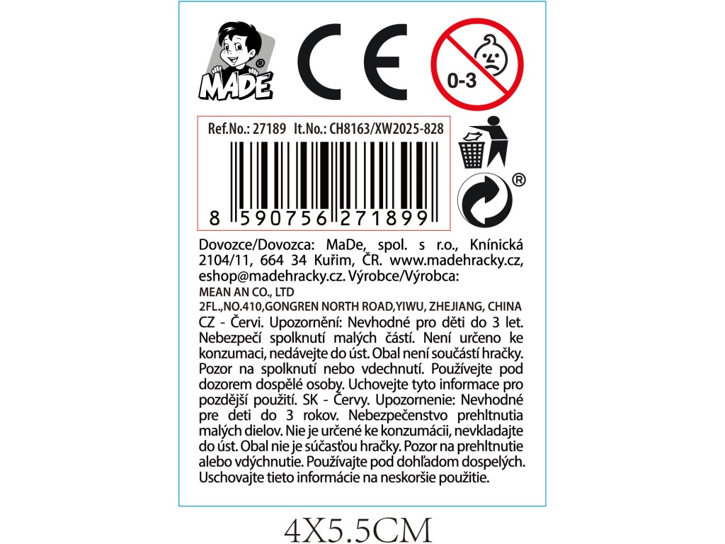 Červi v dóze,12 ks v display boxu