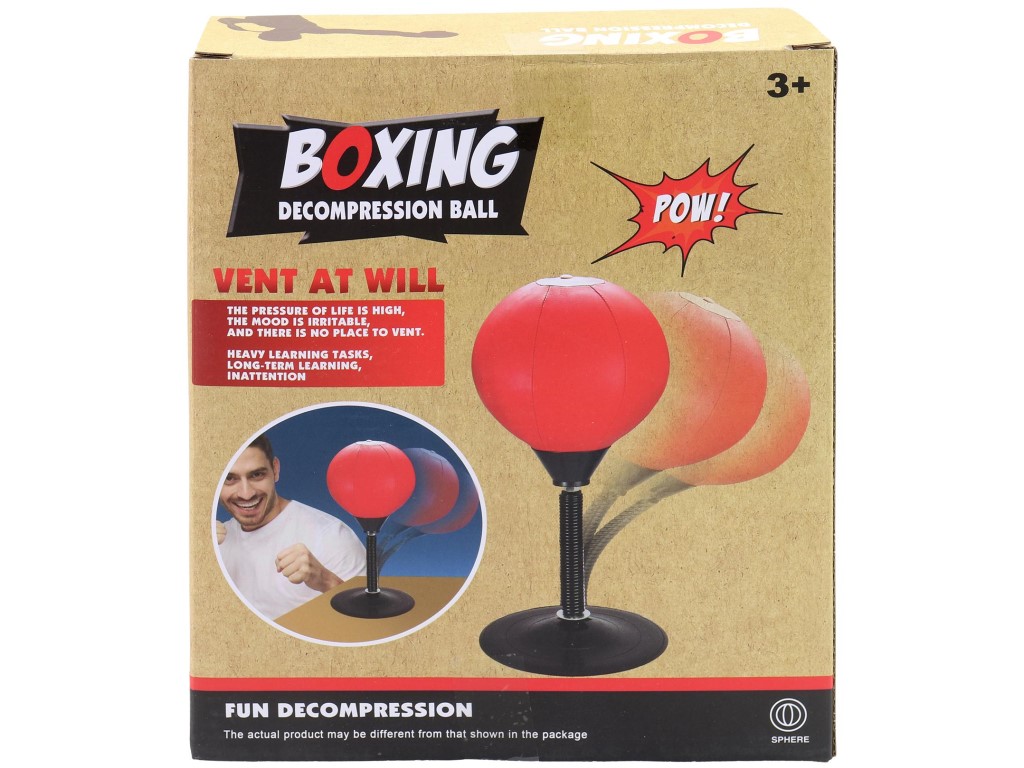 Boxovací relaxační míč s pumpičkou
